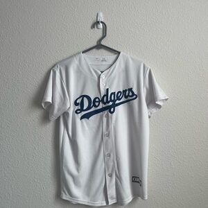 Dodgers Bellinger #35 Genuine Merchandise White and Blue Baseball Jersey